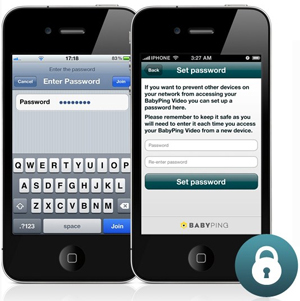 BabyPing: Dublu nivel de securitate